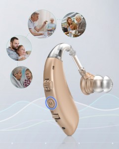 Great-Ears G25CX magnetic rechargeable noise reduction 4 modes low consumption good quality hot-selling behind the ear hearing aids for seniors