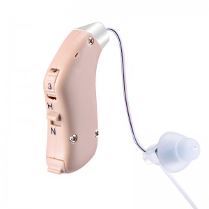 Great-Ears G28RIC noise reduction thin tube invisible wear low consumption long stand time behind the ear hearing aids