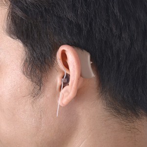 Great-Ears G28RIC noise reduction thin tube invisible wear low consumption long stand time behind the ear hearing aids