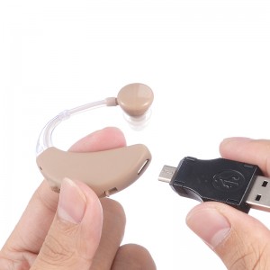 Great-Ears G23 rechargeable noise reduction economical low consumption behind the ear hearing aids