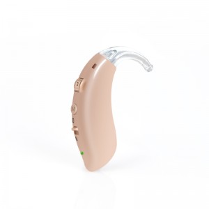 Great-Ears G25D rechargeable noise reduction 4 modes low consumption air tube behind the ear hearing aids