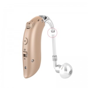 Great-Ears G25D rechargeable noise reduction 4 modes low consumption air tube behind the ear hearing aids