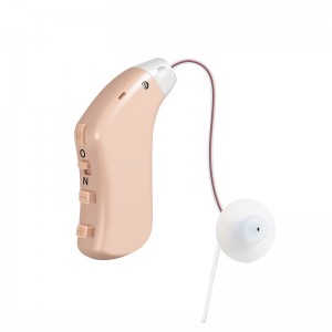 Great-Ears G28C rechargeable noise reduction RIC invisible wear behind the ear hearing aids