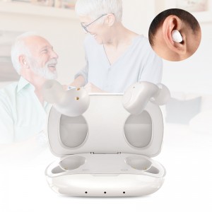 Great-Ears G18C rechargeable magnetic charging TWS in the ear small size low power consumption rechargeable hearing aids