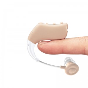 Great-Ears G28L rechargeable 2 listening modes low consumption noise reduction behind the ear hearing aids