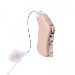 Great-Ears G28RIC noise reduction thin tube invisible wear low consumption long stand time behind the ear hearing aids