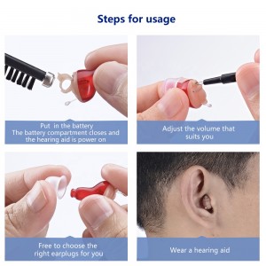 Special Price for Invisible Cic 4 Channels Digital Rechargeable Hearing Aids